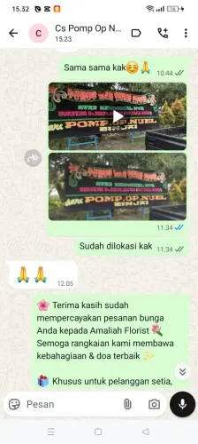 Testimonial Papan Bunga rembang